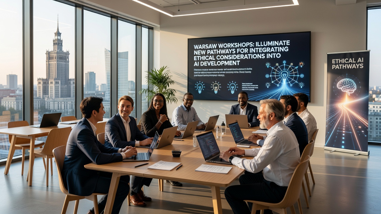 Workshop facilitators present case studies on ethical AI frameworks during the September 2026 sessions in Warsaw